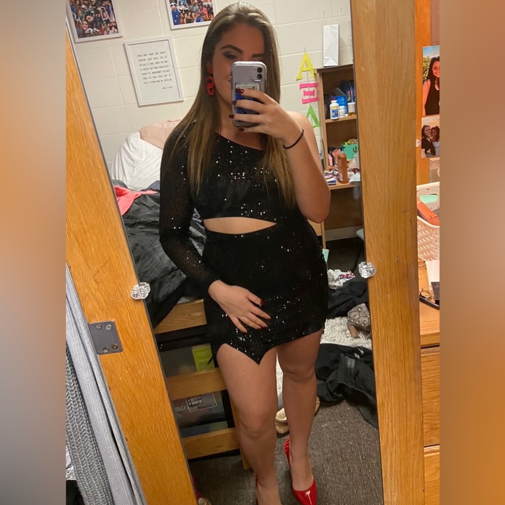 Windsor Black Mini Dress